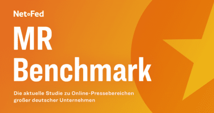 Titelbild Studie zu Online Pressebereichen von MR Benchmark NetFed 2022