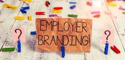 Stock Foto Employer Branding Sign