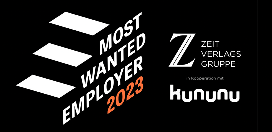 Kununu Ranking Most wanted Employer 2023